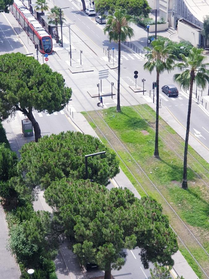 Big Flat Sea Vieuw 95 M2 5 Rooms Near Airport 5 Min Train 3 Min And Tram On Site, Beach 7 Min, 2 Showers And 2 Toilets , Neuf Grand Appartement 95 M2 5 Chambres Proche Aeroport 5 Min Train 3 Min Et Tramway Sur Place, Plage 7 Min 2 Douches Et 2 Wc Vue Nizza Exterior foto